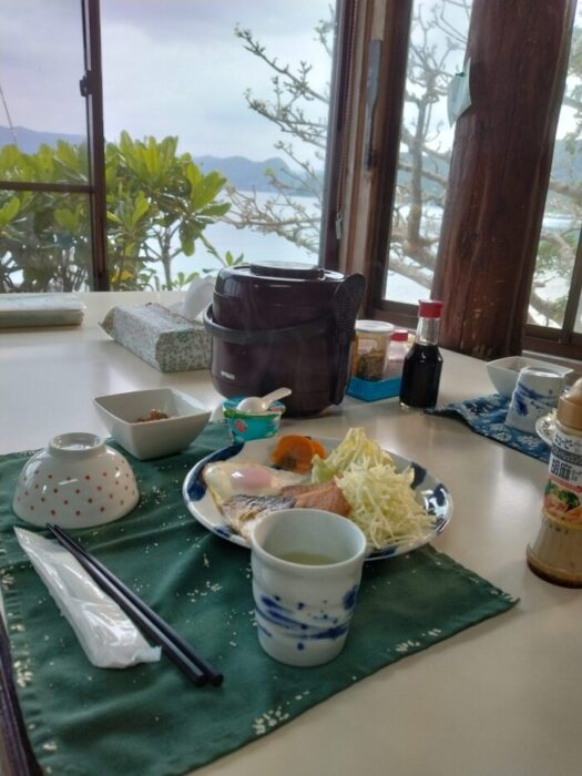 加計呂麻島の朝ごはん
