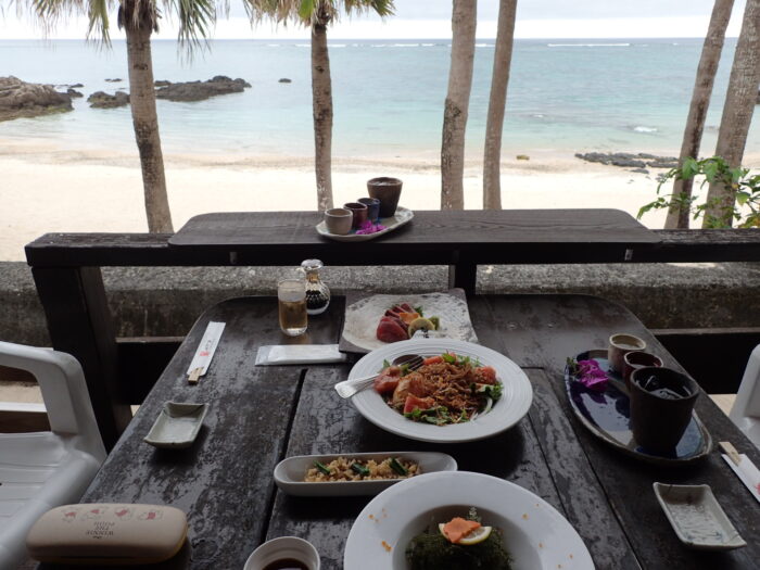 ばしゃ山村のレストランの晩御飯