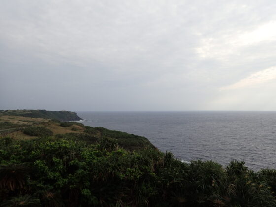 立神展望台から見たサンニヌ台と東崎方面