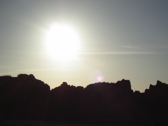伊平屋島の夕日